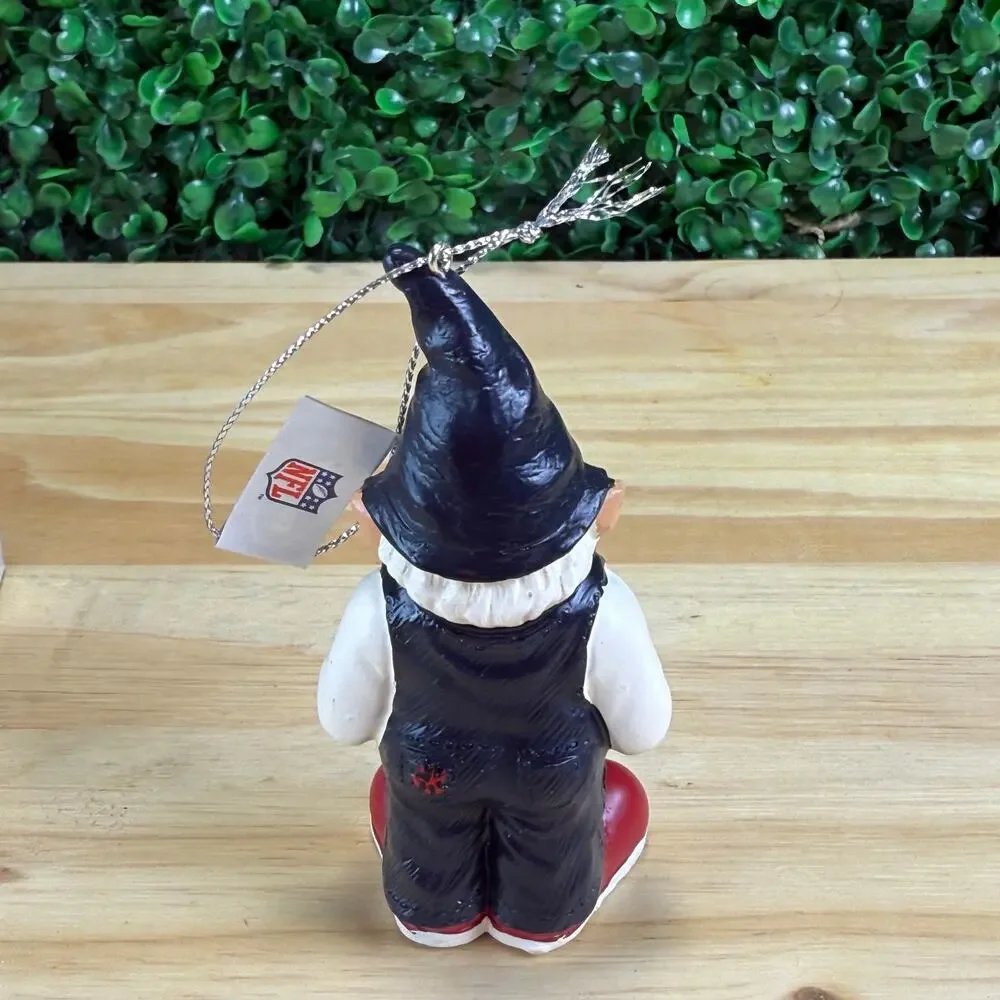 NIB Houston Texans Christmas Ornament NFL Gnome Football Holiday Elf